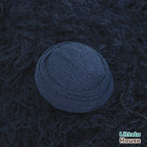 Baby Artificial Fur Layer and Knitted Stretch Wrap SR081 | NB | Navy Blue